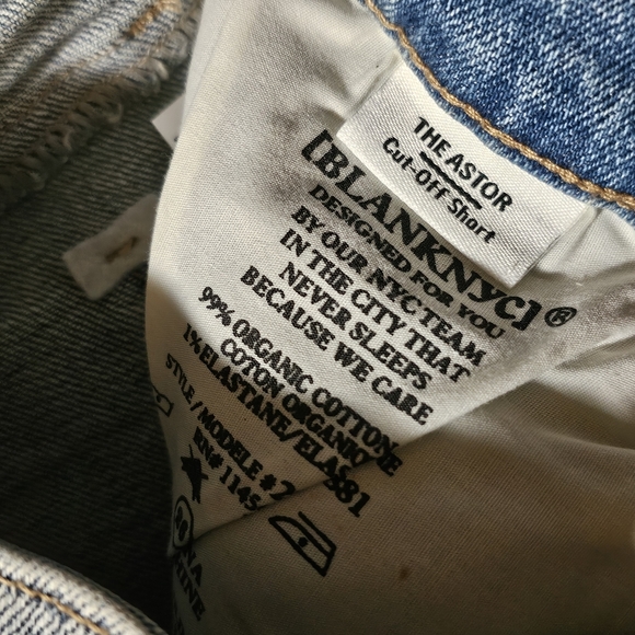 NEW Blank NYC The Astor Cut-Off Short size 26 - Picture 7 of 10